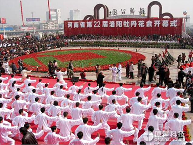 洛浦公園三萬人太極拳活動(dòng)大型戶外公共廣播系統(tǒng)項(xiàng)目